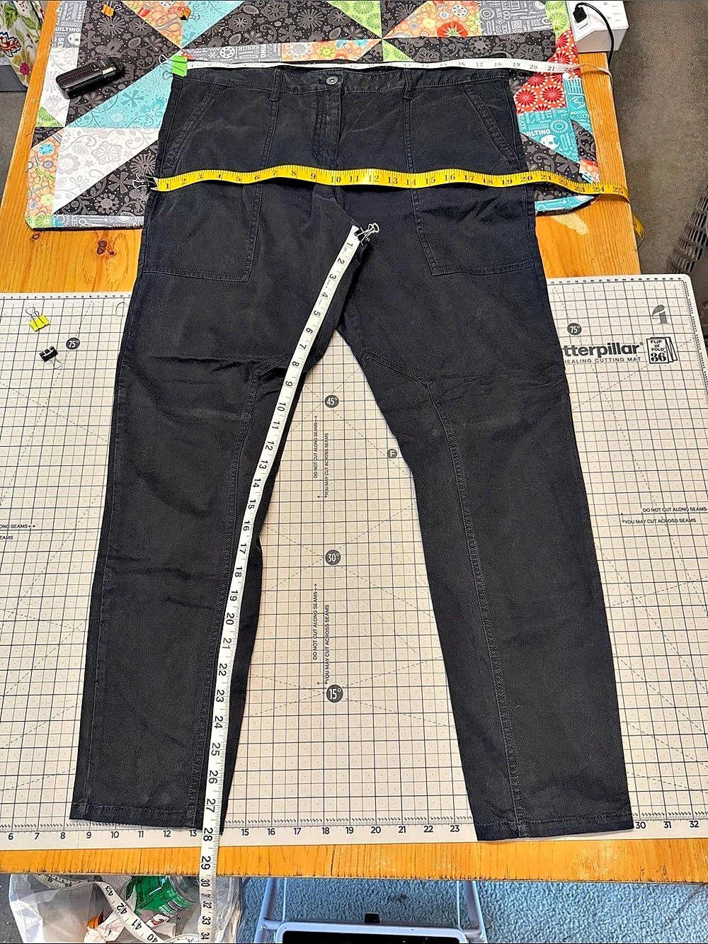 Gap Khakis Super Skinny Black Cargo Pants Size 14
